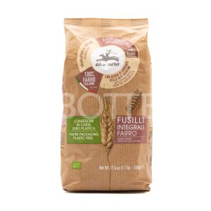 Fusilli Integrali di Farro Alce Nero 500G