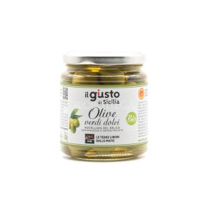 Olive Verdi Dolci Nocellara Del Belice D.O.P. Libera Terra 290G