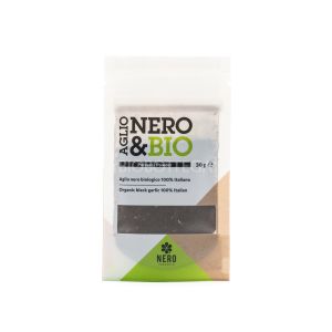 Polvere di Aglio Nero Bio Nero Fermento 30G