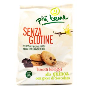 Biscotti alla Quinoa con Gocce di Cioccolato Più Bene 250G