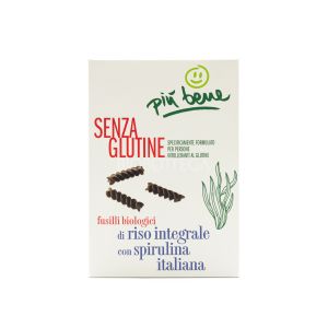 Fusilli di Riso Integrale con Spirulina Italiana Più Bene 250G