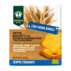 Fette Biscottate con Farina Bianca Probios 270G