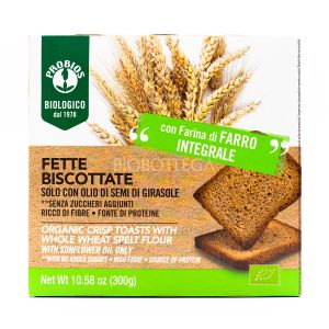 Fette Biscottate con Farina di Farro Integrale Probios 300G