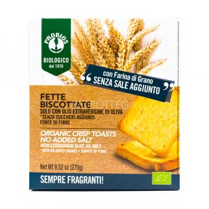 Fette Biscottate Senza Sale Aggiunto Probios 270G