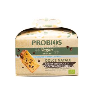 Dolce Natale Vegan di Farro Con Gocce di Cioccolato Fondente Probios 300G