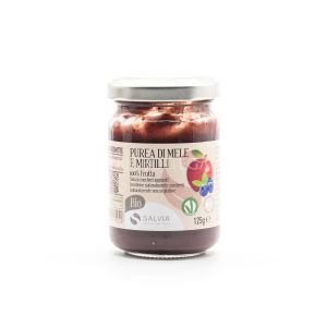 Purea di Mele e Mirtilli Salvia Food 125G